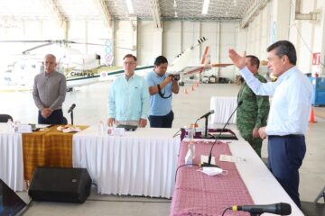 Agradece Rutilio Escandón a autoridades y Comités Comunitarios de Protección Civil por combatir el fuego