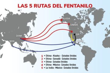 Desde China hasta EU: estas son las rutas del fentanilo que pasan por México