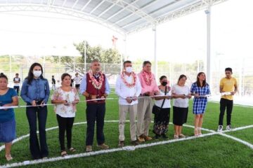 Rutilio Escandón sigue dignificando la imagen de Tuxtla Gutiérrez; inaugura rehabilitación de Multideportivo