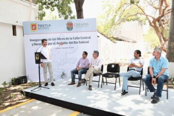 Inaugura Rutilio Escandón rehabilitación de la Calle Central en Tuxtla Gutiérrez