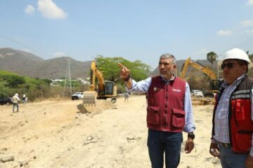 Constata Ángel Torres construcción de vialidades de acceso al nuevo hospital del IMSS, en Tuxtla