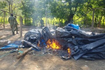 Descubren campamento clandestino de Migrantes