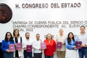 Congreso del Estado recibe Cuenta Pública Estatal 2022