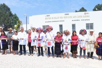 En Aldama, inaugura Rutilio Escandón reconversión del Centro de Salud con Servicios Ampliados