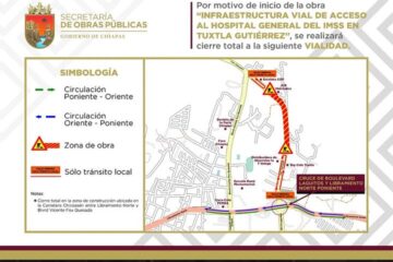 Anuncia SOP cierre vial de carretera a San Fernando por inicio de obra de nuevo hospital del IMSS