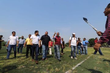 En breve arrancará la rehabilitación integral de la Unidad Deportiva en Pichucalco: Ángel Torres
