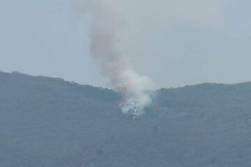 Reportan incendio en el Cañón del Sumidero