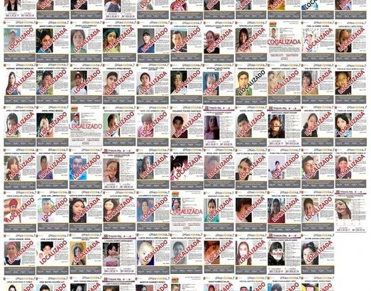 107 personas son localizadas por la FGE durante el mes de Abril
