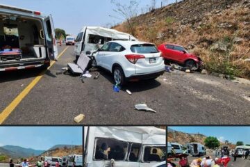 Un muerto y 15 heridos en accidente en la Autopista Chiapa de Corzo – San Cristóbal