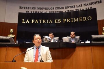 Desde el Senado llama Llaven Abarca a terminar con la corrupción en México: Llaven Abarca
