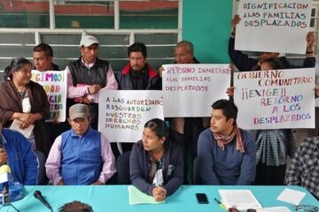 REDIAS exige detener el desplazamiento forzado y la violencia en Chiapas