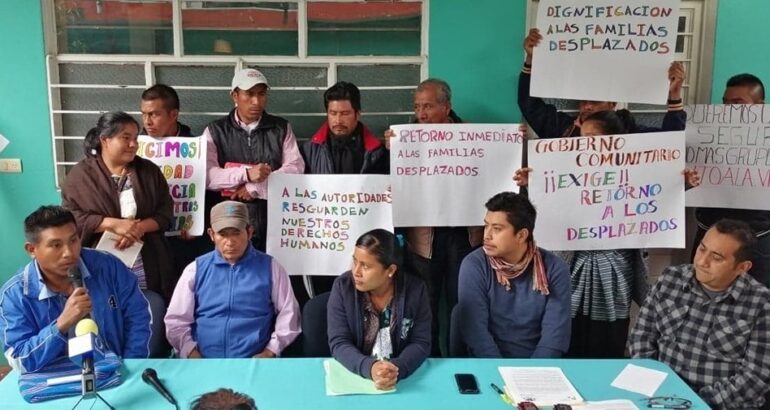 REDIAS exige detener el desplazamiento forzado y la violencia en Chiapas