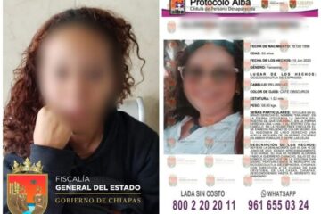 Localiza FGE a Alondra, reportada como no localizada en Ocozocoautla