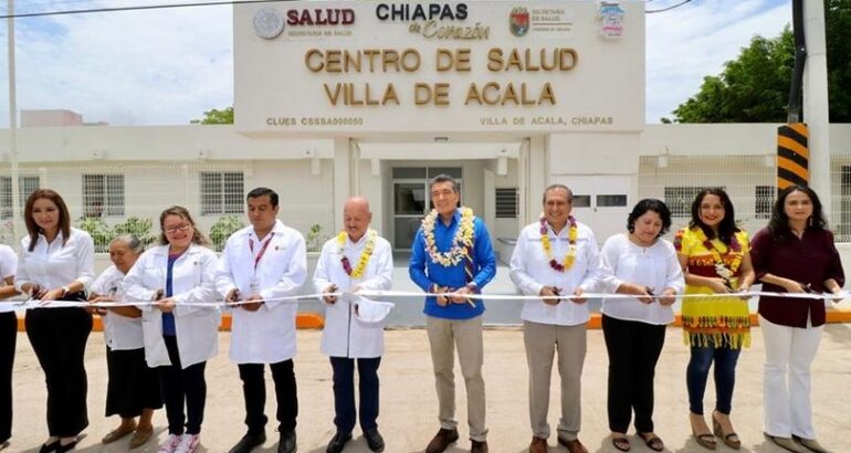 Rutilio Escandón beneficia a habitantes con la reconversión del Centro de Salud Villa de Acala