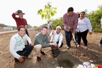 Encabeza Rutilio Escandón reforestación del “Corredor La Primavera” en 19 km de la Carretera Panamericana