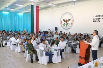 Asiste Rutilio Escandón a la conmemoración del Cuarto Aniversario de la Guardia Nacional