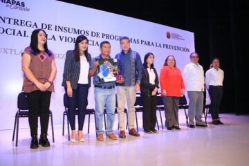 Entrega Rutilio Escandón insumos de programas para la prevención social de la violencia