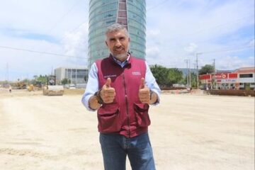 Avance del 90% obras inducidas en el Paso a Desnivel Torre Chiapas: Ángel Torres
