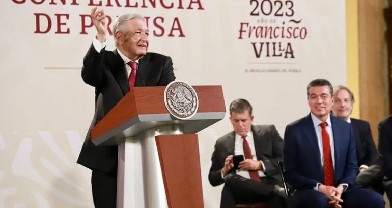 En Conferencia Matutina, Rutilio Escandón agradece al presidente AMLO por beneficios del Tren Maya