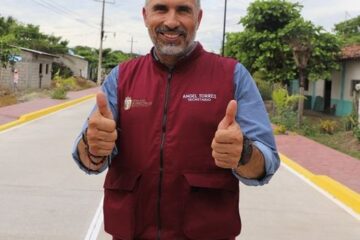 Se han pavimentado más de 819 mil m2 en municipios de Chiapas: Angel Torres