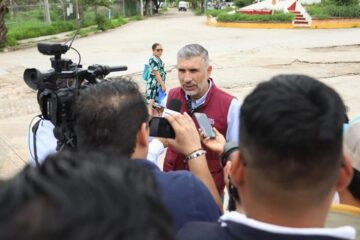 Realiza Ángel Torres visita de sitio para la pavimentación del Bulevar Vida Mejor, en Tuxtla