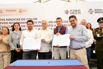 En SCLC, Rutilio Escandón y Miguel Torruco dan banderazo nacional del Operativo Vacacional de Verano 2023