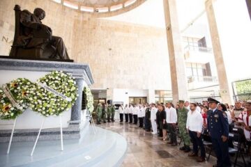 Congreso del Estado honra memoria de Benito Juárez en CLI aniversario luctuoso
