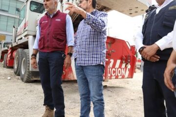 Pronto se verán columnas, zapatas y cabezales en el Paso a Desnivel Torre Chiapas: Ángel Torres