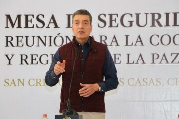 Desde SCLC, Rutilio Escandón exhortó a la población a cuidarse y extremar precauciones ante lluvias