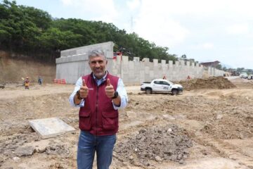 Realiza Ángel Torres visita de seguimiento al Paso a Desnivel y Puente de Acceso al Nuevo Hospital del IMSS