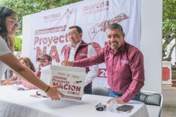 Javier Jiménez participa en la Consulta sobre el Proyecto de Nación 2024-2030 de Morena