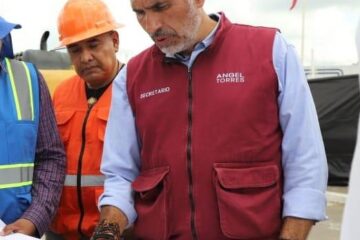 Realiza Ángel Torres visita de seguimiento a la obra del Paso a Desnivel San Juan, en Tapachula