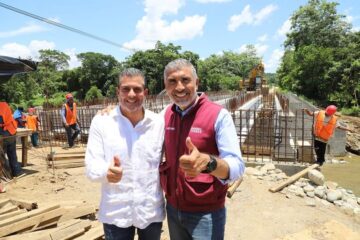 Rehabilitamos puente de entrada a Huixtla, una demanda añeja: Ángel Torres