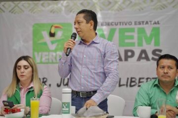 Ante liderazgos del PVEM, Llaven Abarca llama a la unidad y trabajar a favor de la 4T