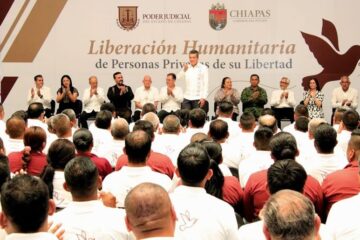 Encabeza Rutilio Escandón liberación humanitaria de 510 personas internas en penales de Chiapas