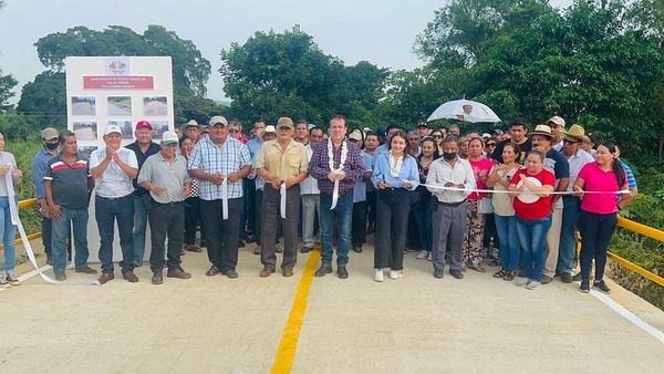Mariano Rosales inauguró quinto puente en “El Vergel”