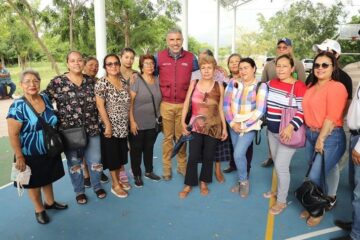 Realiza Angel Torres visita a sitio para realizar la 2ª etapa del parque público, en Real del Bosque