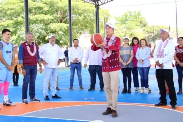 Rutilio Escandón inaugura construcción de Unidad Deportiva en Venustiano Carranza; cumple demanda añeja