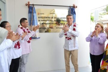 Inaugura Rutilio Escandón la reconversión del Centro de Salud Urbano Mapastepec