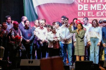 Eduardo Ramírez acompañó a Claudia Sheinbaum en visita a Estados Unidos