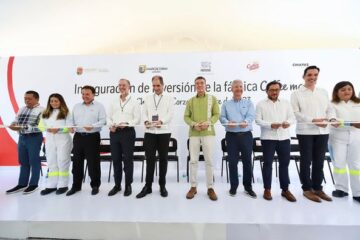 En Chiapa de Corzo, Rutilio Escandón y Fausto Costa inauguran expansión de la Fábrica Coffee Mate Chiapas