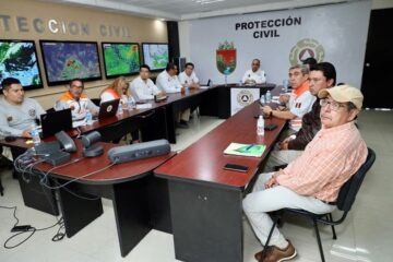 Ante pronóstico de lluvias, coordinan acciones de prevención en el Comité Estatal de Emergencias