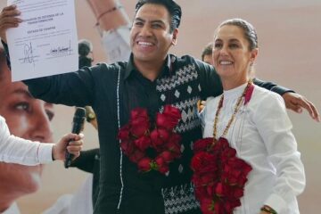Acompañó ERA a Sheinbaum en su visita a Chiapas
