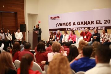Eduardo Ramírez se reúne con el consejo estatal de Morena