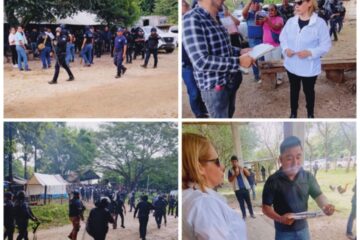 Restituye FGE tres predios a sus legítimos dueños en Palenque