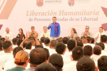 Encabeza Rutilio Escandón liberación humanitaria de 363 personas internas en penales de Chiapas