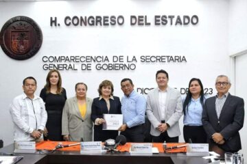 Cumple Secretaria Cecilia Flores con Glosa del Quinto Informe de Gobierno ante LXVIII Legislatura