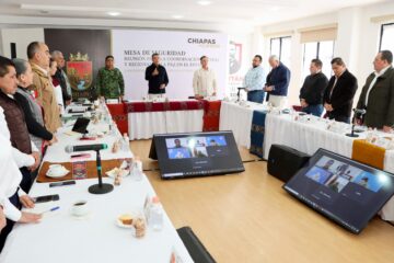 Comitán fue sede de la Mesa de Coordinación para la Construcción de la Paz y la Seguridad