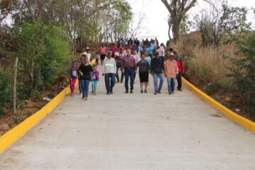 Alcalde Mariano Rosales inaugura calles en San Marcos