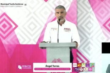 Gana Angel Torres debate de candidatos a la presidencia municipal de Tuxtla Gutiérrez
